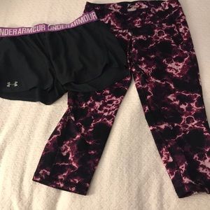 Athletic leggings AND shorts